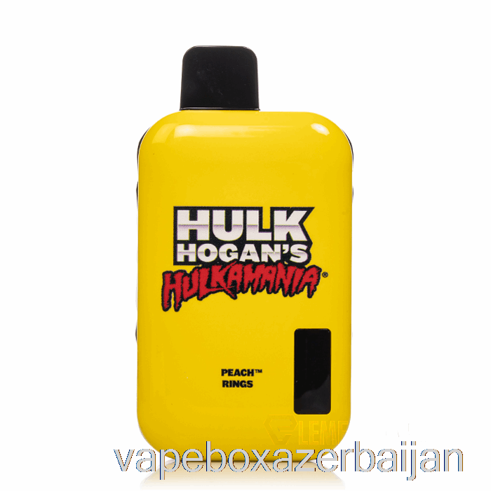Vape Azerbaijan Hulk Hogan Hulkamania 8000 Disposable Peach Rings